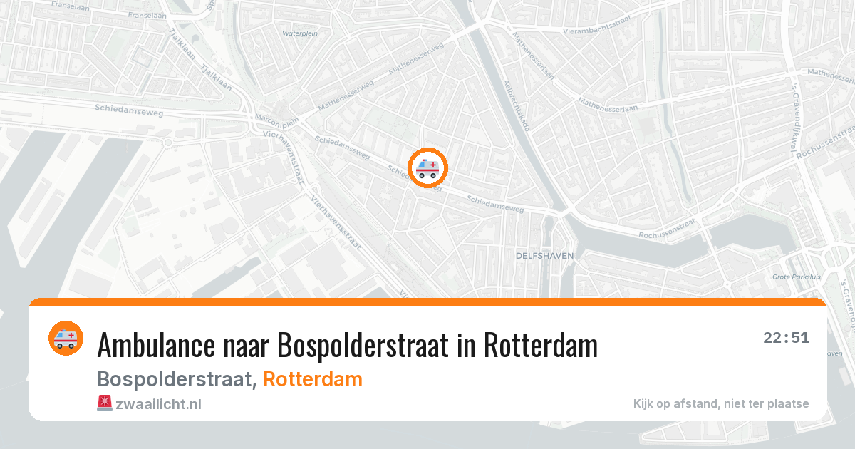 Ambulance naar Bospolderstraat in Rotterdam — 5 jul 2026