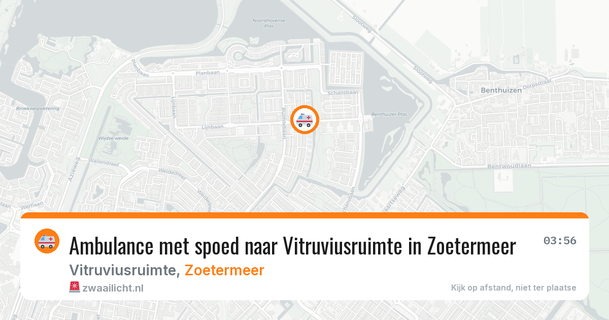 Ambulance met spoed naar Vitruviusruimte in Zoetermeer — 7 jun 2026