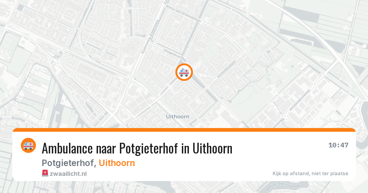 Ambulance naar Potgieterhof in Uithoorn — 29 jun 2026