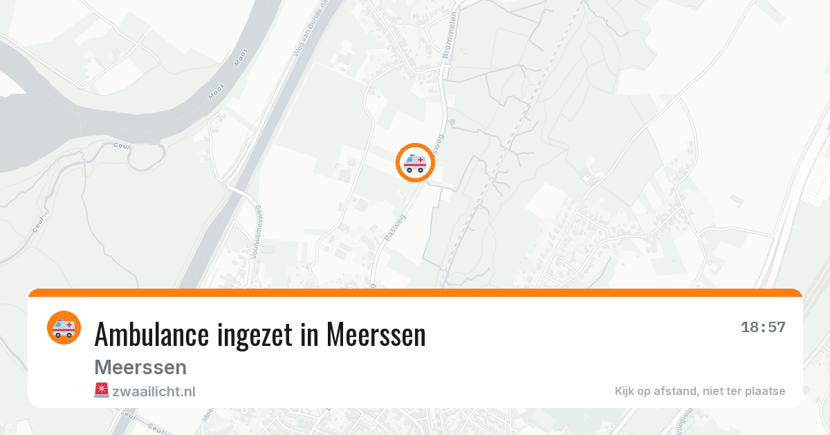 Ambulance ingezet in Meerssen — 13 mei 2026
