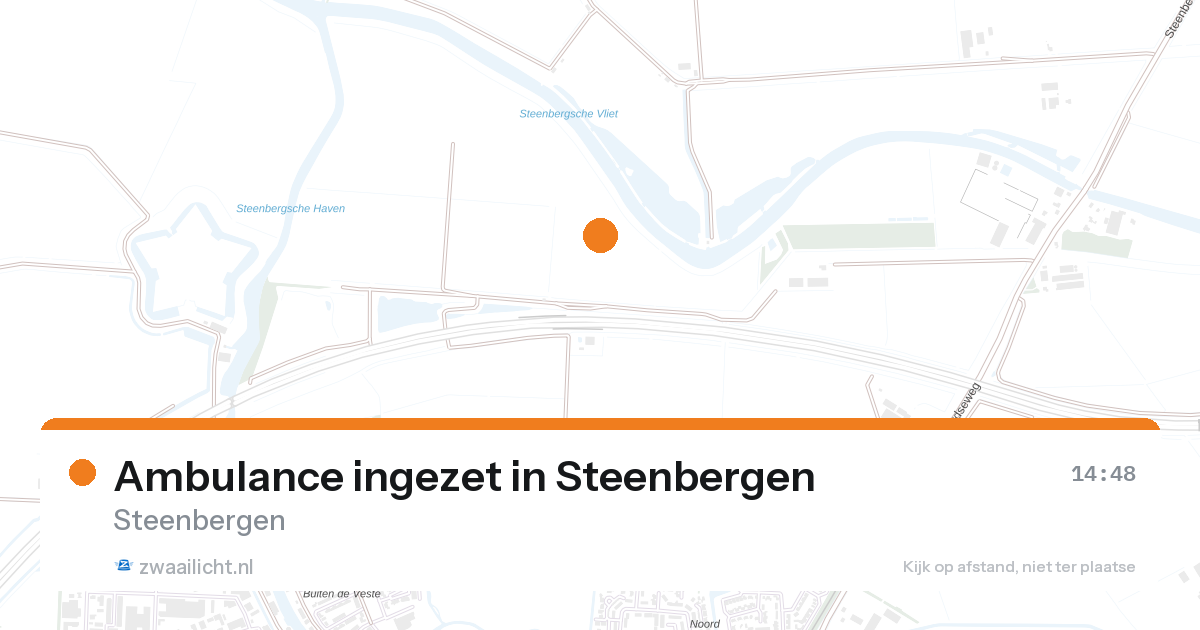 Ambulance ingezet in Steenbergen — 28 aug 2026