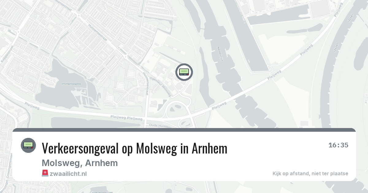 Verkeersongeval op Molsweg in Arnhem — 18 jun 2026