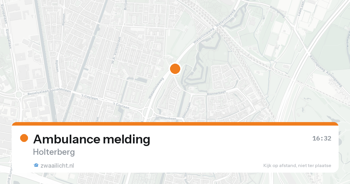 Ambulance melding — 31 jan 2026