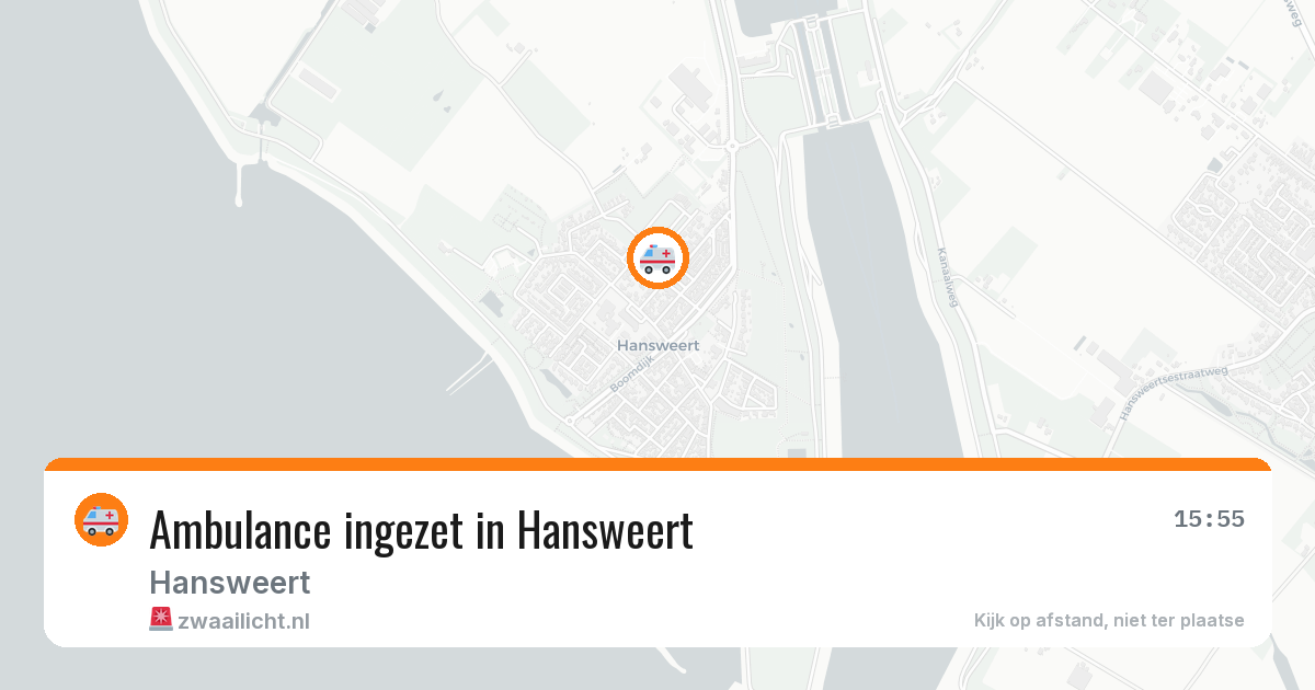 Ambulance ingezet in Hansweert — 24 jun 2026