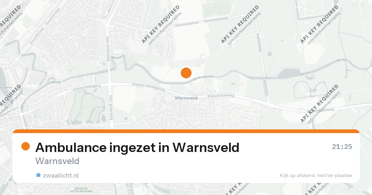 Ambulance ingezet in Warnsveld — 31 jan 2026