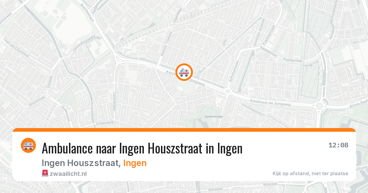 Ambulance naar Ingen Houszstraat in Ingen — 5 jul 2026