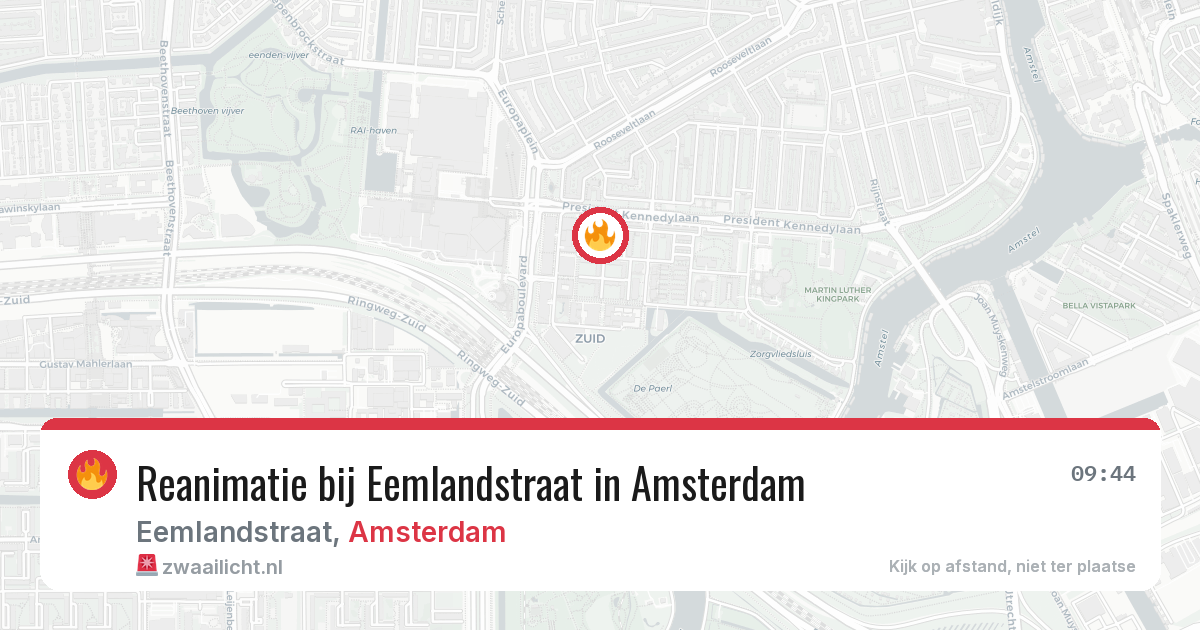 Reanimatie bij Eemlandstraat in Amsterdam — 18 jun 2026