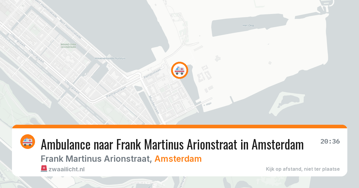 Ambulance naar Frank Martinus Arionstraat in Amsterdam — 16 jun 2026