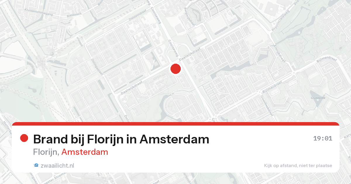 Brand bij Florijn in Amsterdam — 26 mei 2026
