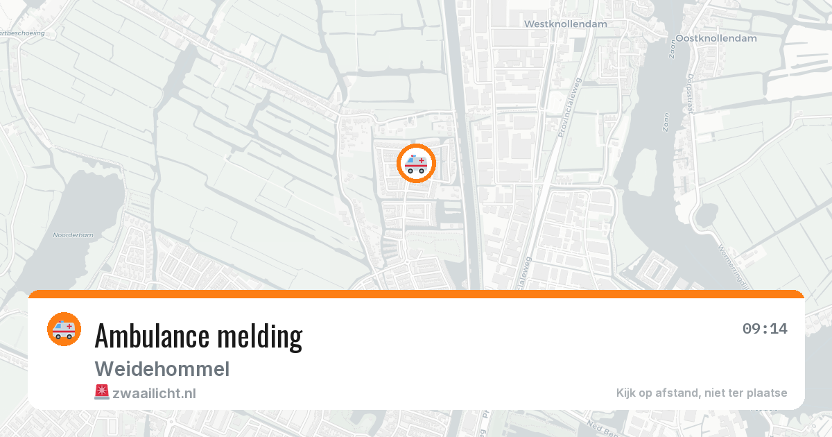 Ambulance melding — 10 jul 2026