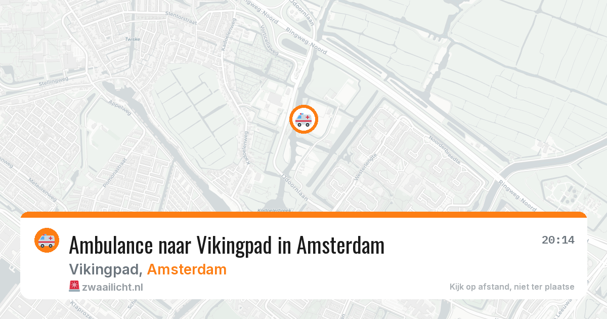 Ambulance naar Vikingpad in Amsterdam — 30 mei 2026
