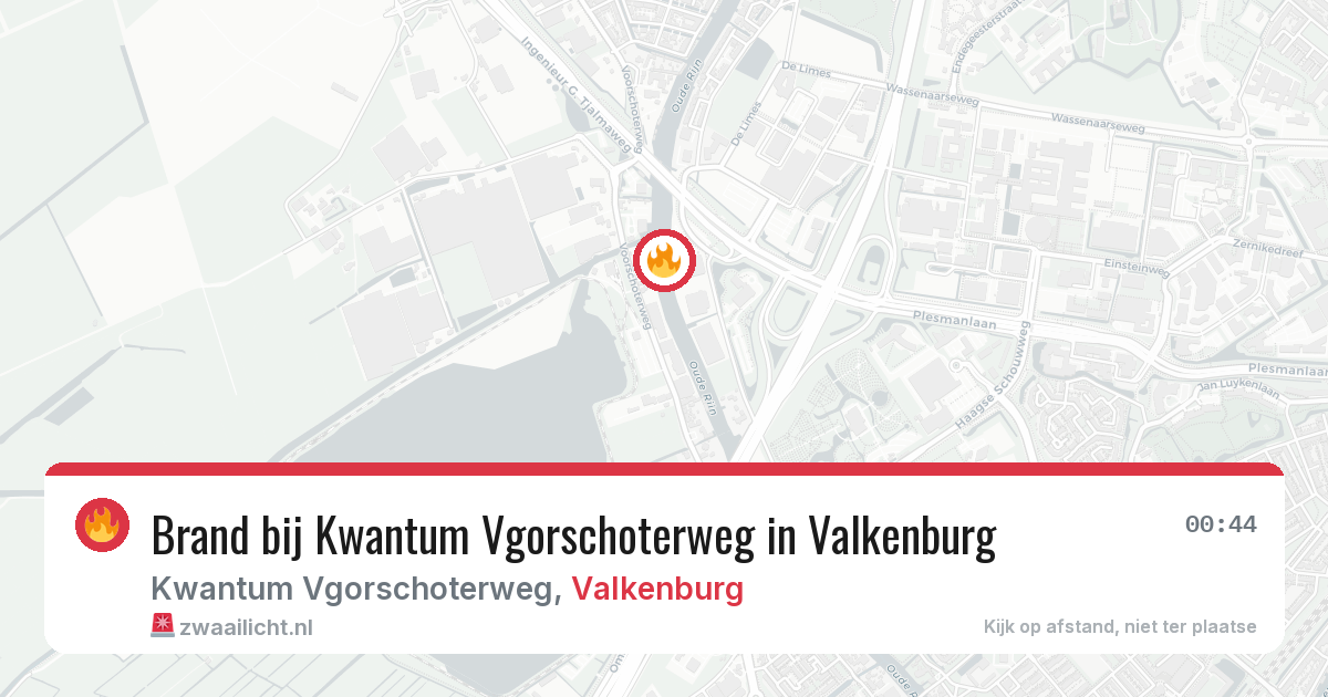 Brand bij Kwantum Vgorschoterweg in Valkenburg — 21 jun 2026