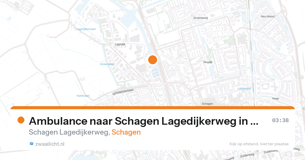 Ambulance naar Schagen Lagedijkerweg in Schagen — 7 feb 2026