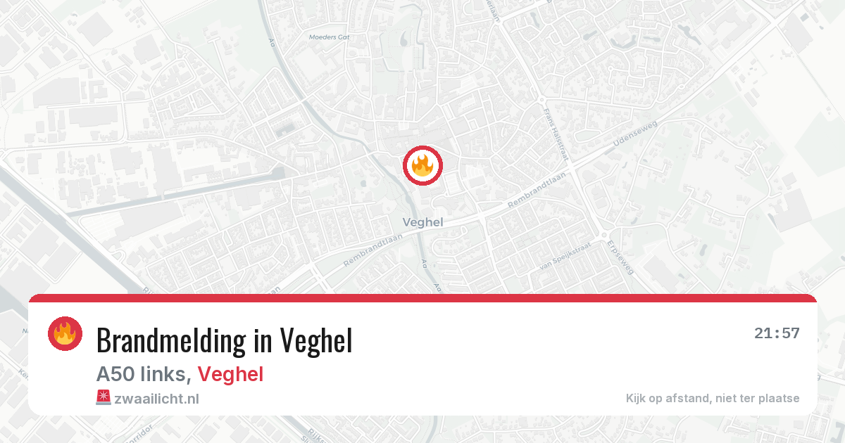 Brandmelding in Veghel — 22 jun 2026