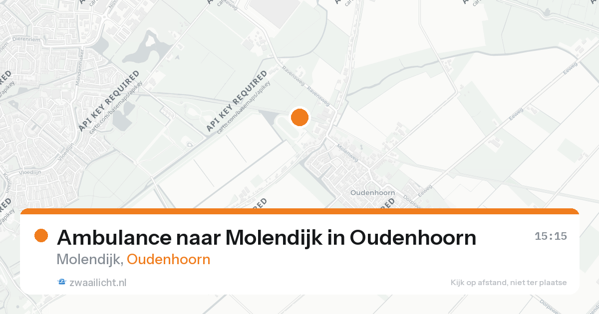 Ambulance naar Molendijk in Oudenhoorn — 26 aug 2026
