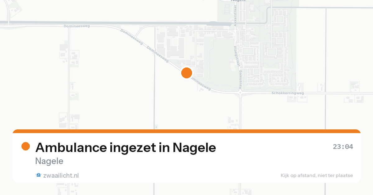 Ambulance ingezet in Nagele — 18 aug 2026
