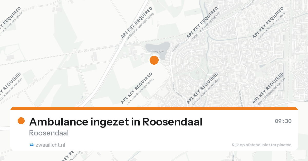 Ambulance ingezet in Roosendaal — 26 aug 2026
