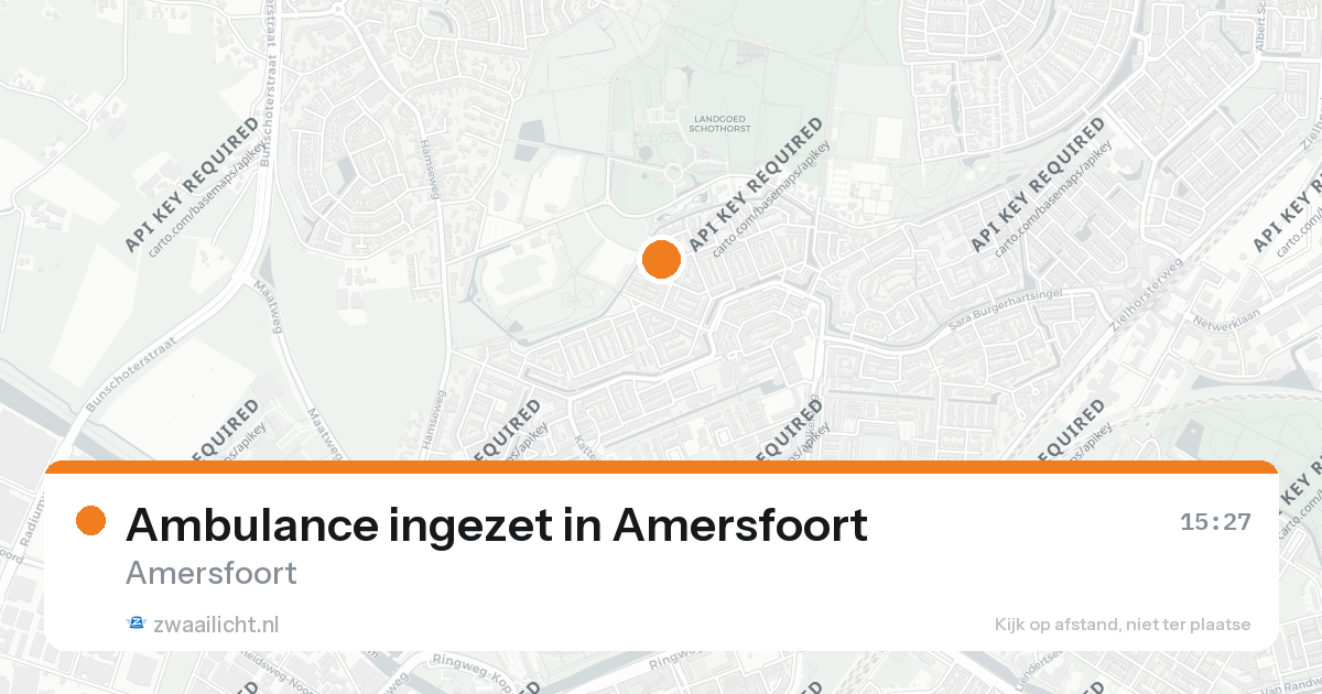 Ambulance ingezet in Amersfoort — 26 aug 2026
