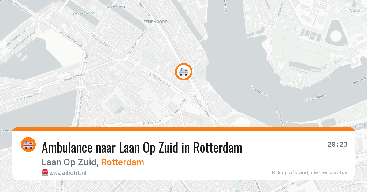 Ambulance naar Laan Op Zuid in Rotterdam — 14 mei 2026