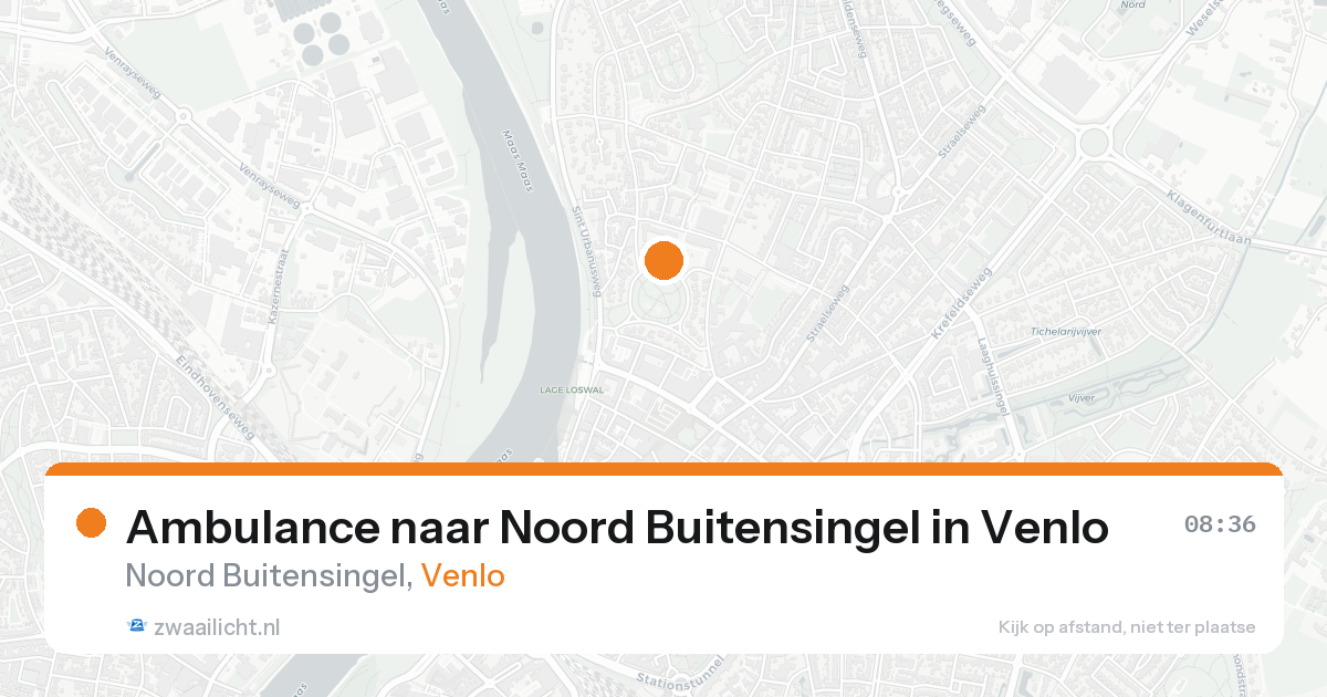 Ambulance naar Noord Buitensingel in Venlo — 17 aug 2026