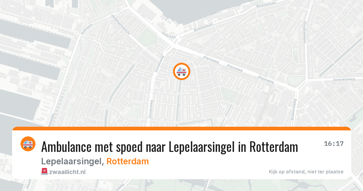 Ambulance met spoed naar Lepelaarsingel in Rotterdam — 26 mei 2026