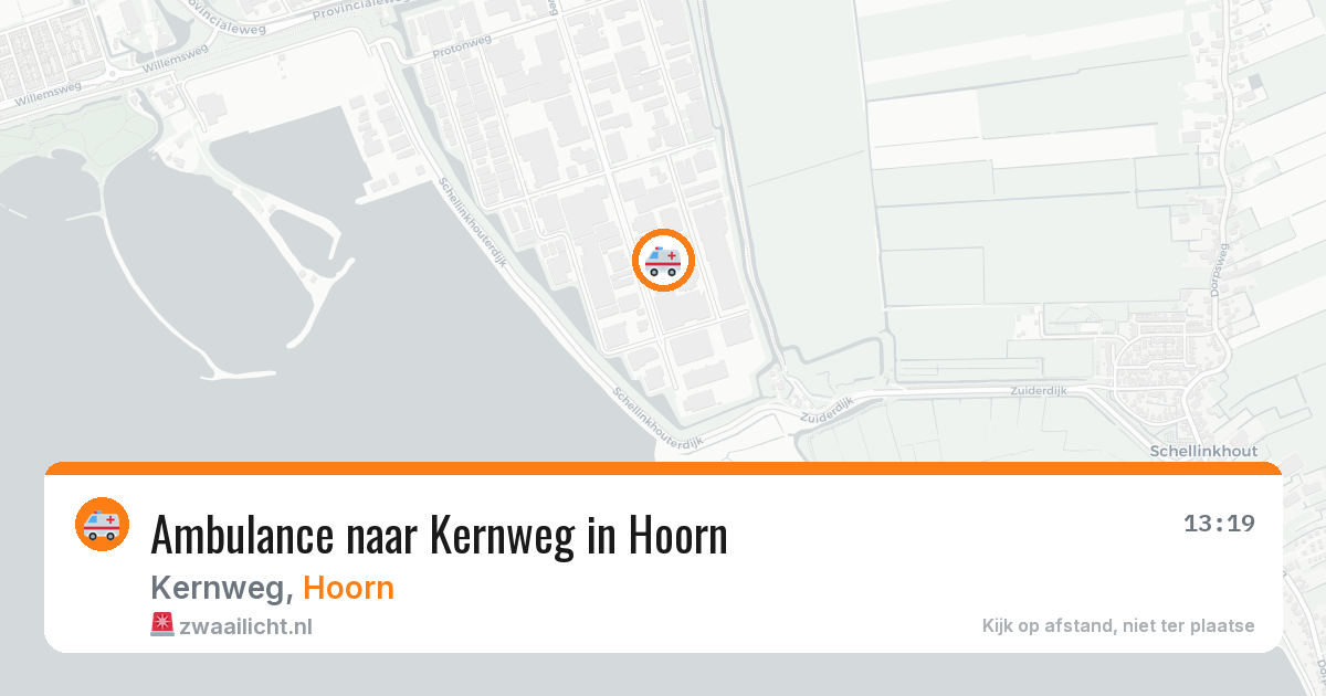 Ambulance naar Kernweg in Hoorn — 10 jun 2026