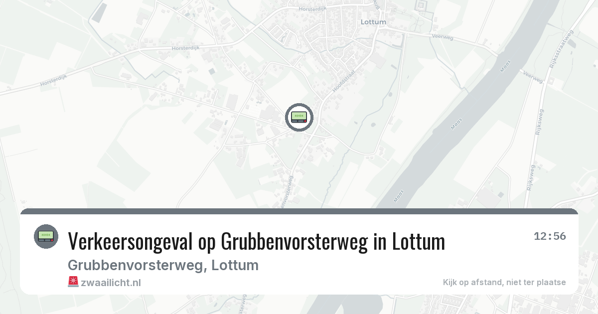 Verkeersongeval op Grubbenvorsterweg in Lottum — 30 apr 2026