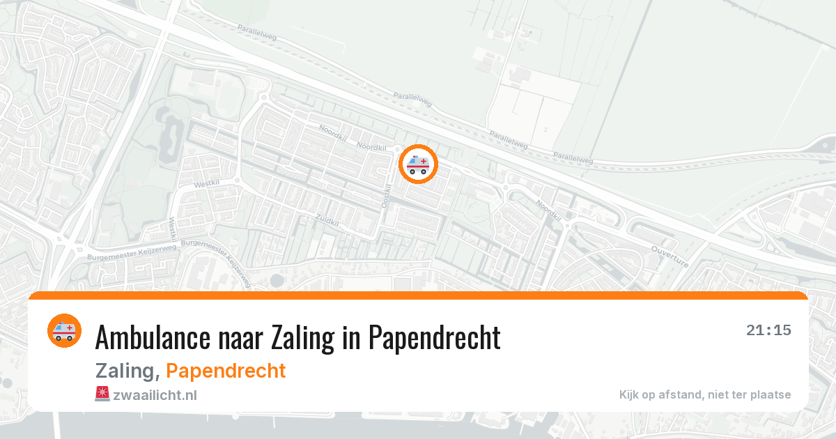 Ambulance naar Zaling in Papendrecht — 23 jun 2026