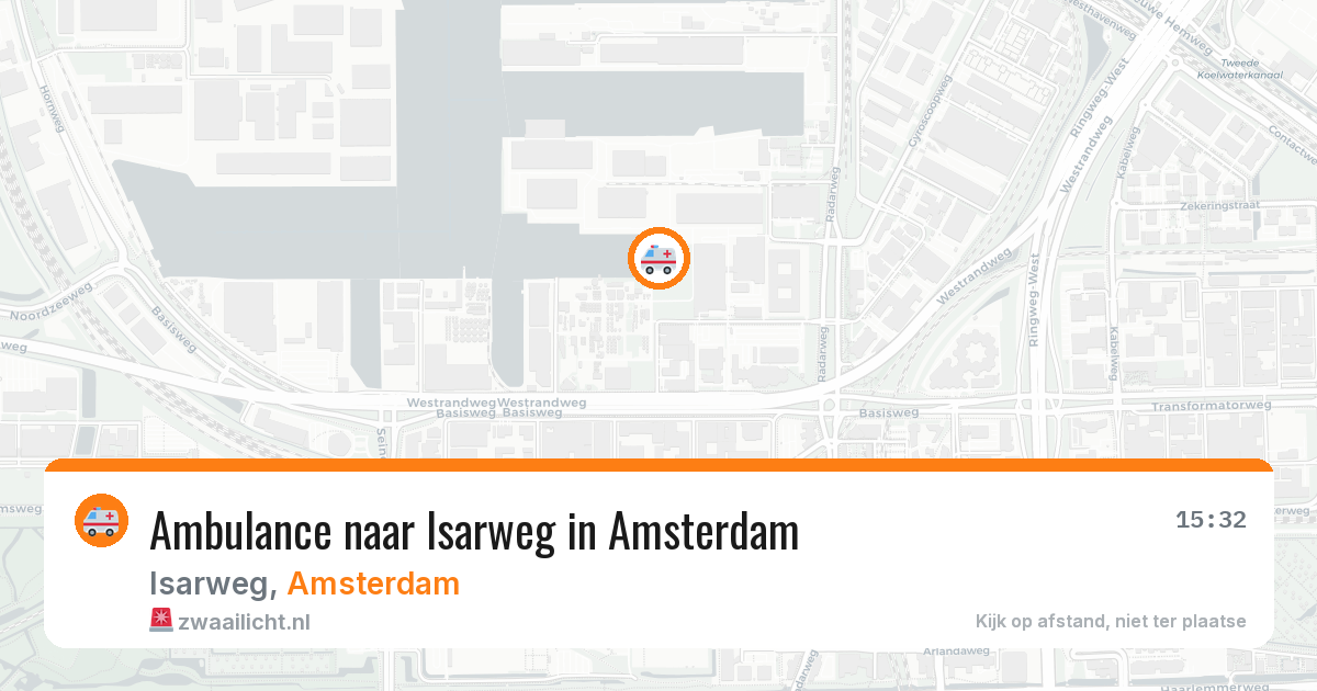 Ambulance naar Isarweg in Amsterdam — 29 jul 2026