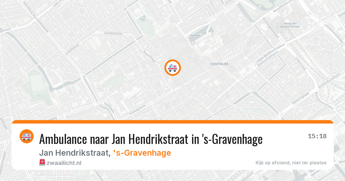 Ambulance naar Jan Hendrikstraat in 's-Gravenhage — 11 apr 2026