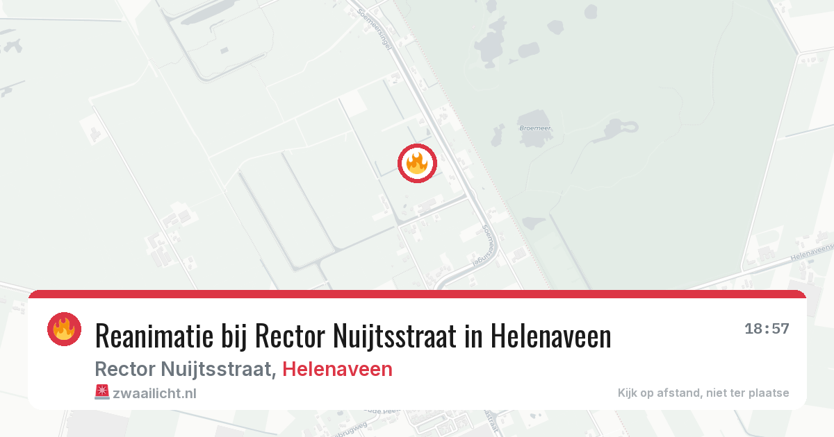 Reanimatie bij Rector Nuijtsstraat in Helenaveen — 6 feb 2026