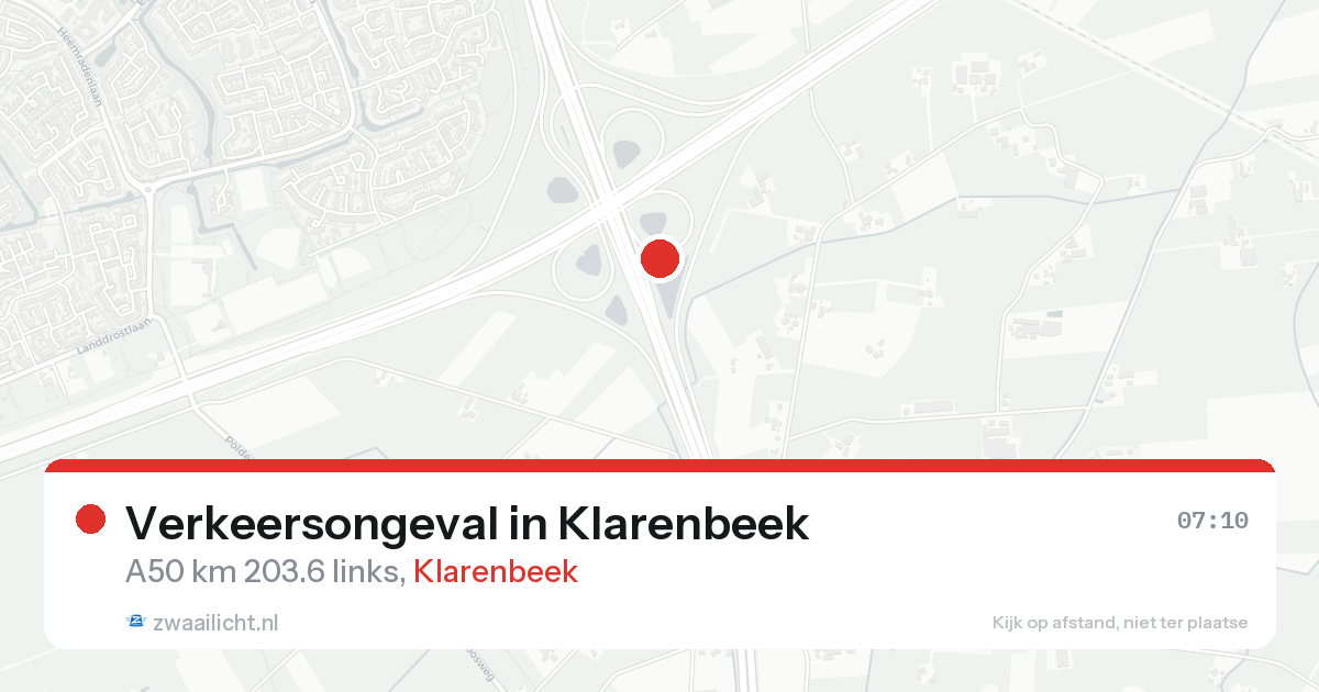 Verkeersongeval in Klarenbeek — 15 aug 2026
