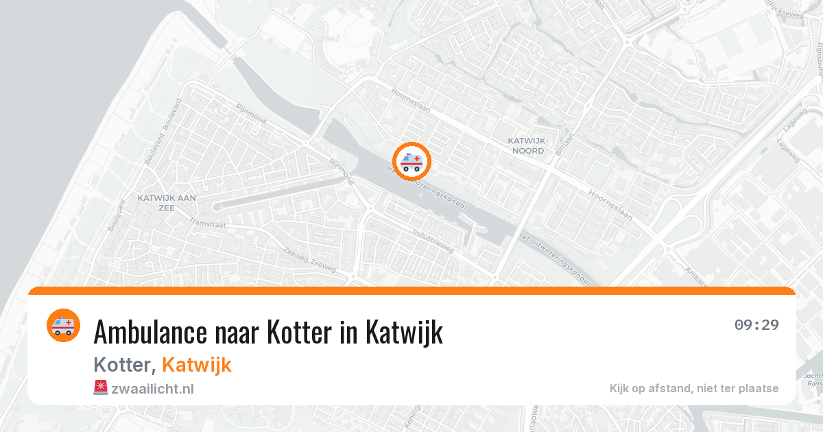 Ambulance naar Kotter in Katwijk — 10 mrt 2026