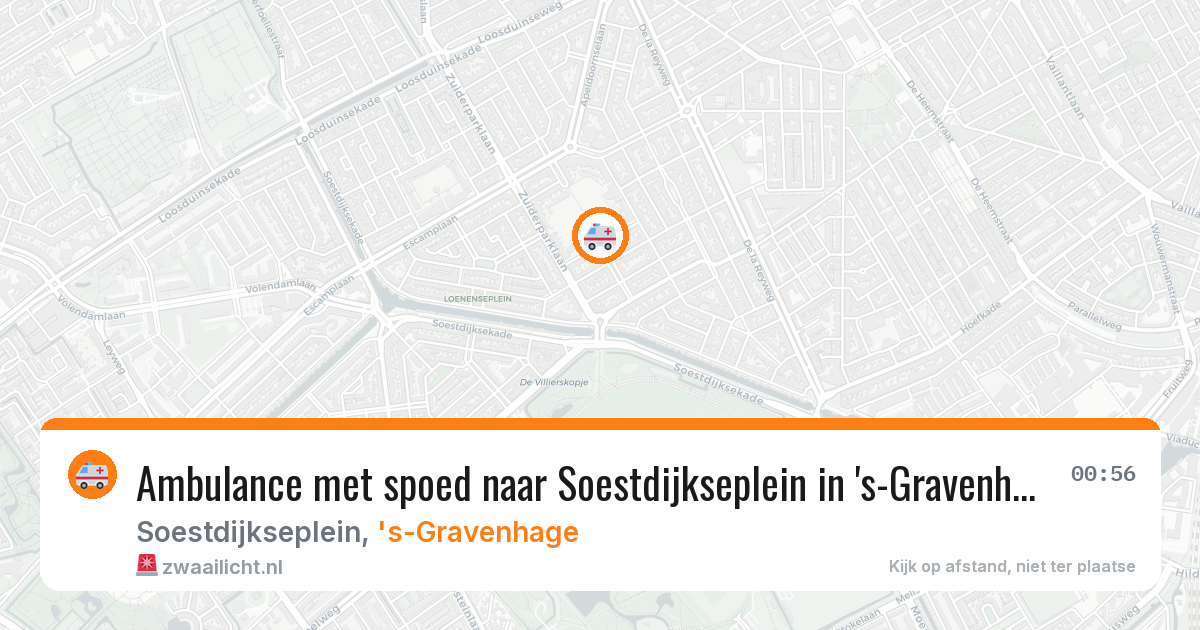 Ambulance met spoed naar Soestdijkseplein in 's-Gravenhage — 5 jun 2026