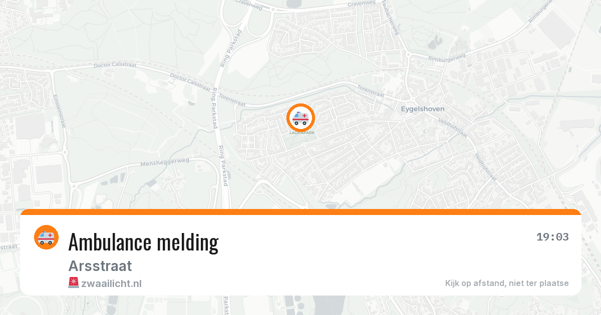 Ambulance melding — 7 jul 2026