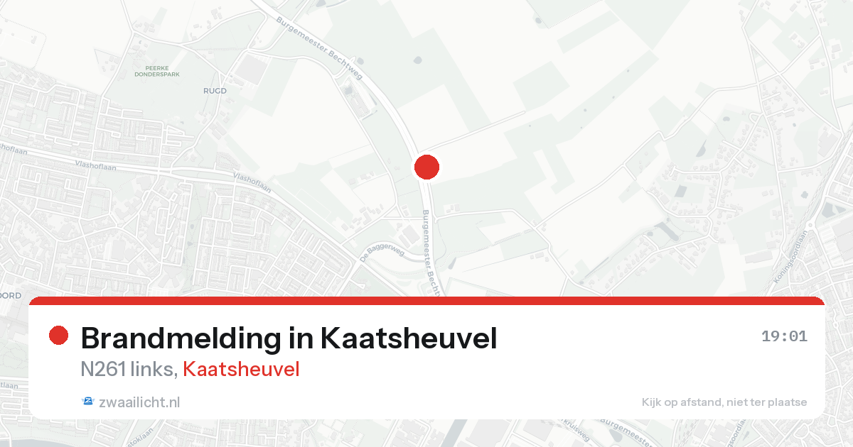 Brandmelding in Kaatsheuvel — 15 aug 2026