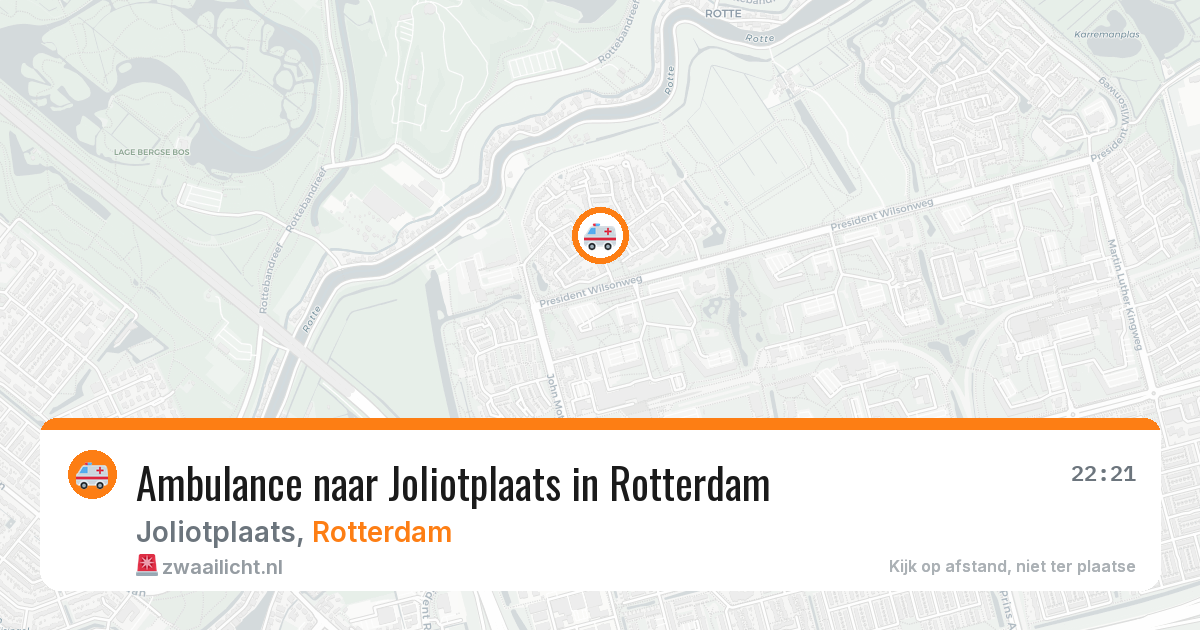 Ambulance naar Joliotplaats in Rotterdam — 3 mei 2026