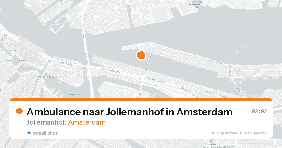 Ambulance naar Jollemanhof in Amsterdam — 27 mei 2026