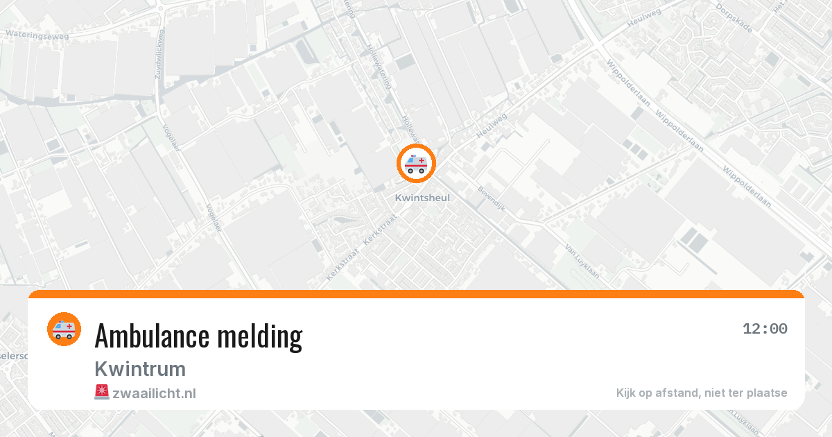 Ambulance melding — 3 jun 2026