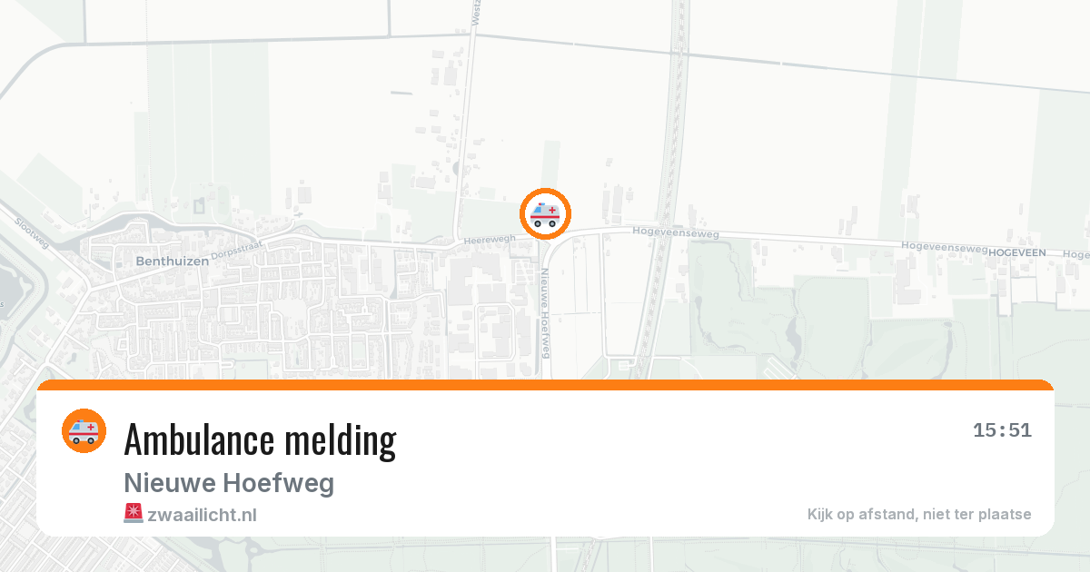 Ambulance melding — 23 apr 2026