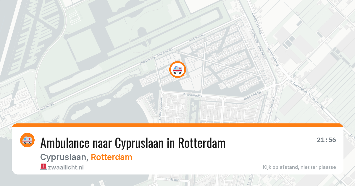 Ambulance naar Cypruslaan in Rotterdam — 3 apr 2026