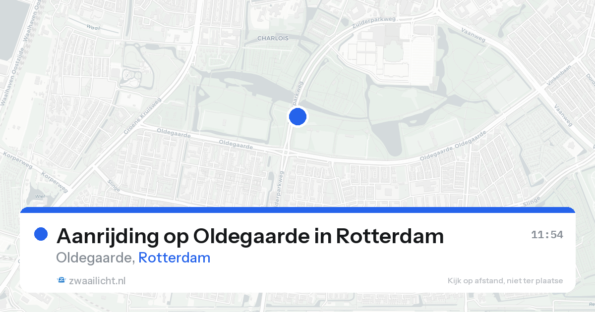 Aanrijding op Oldegaarde in Rotterdam — 31 mei 2026