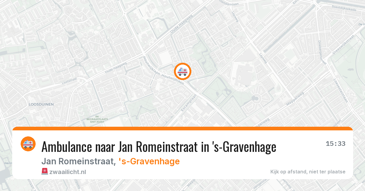 Ambulance naar Jan Romeinstraat in 's-Gravenhage — 3 jul 2026