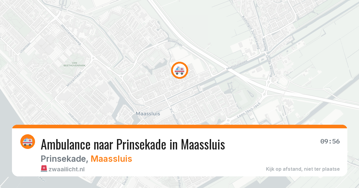 Ambulance naar Prinsekade in Maassluis — 2 jul 2026