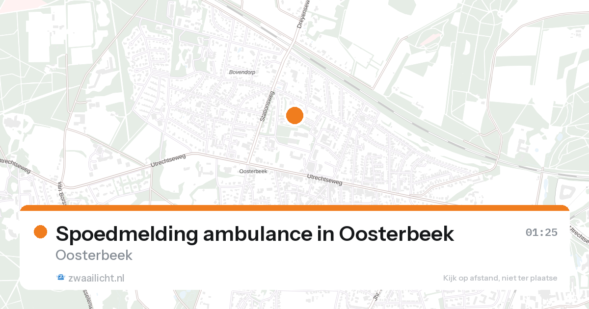 Spoedmelding ambulance in Oosterbeek — 7 feb 2026