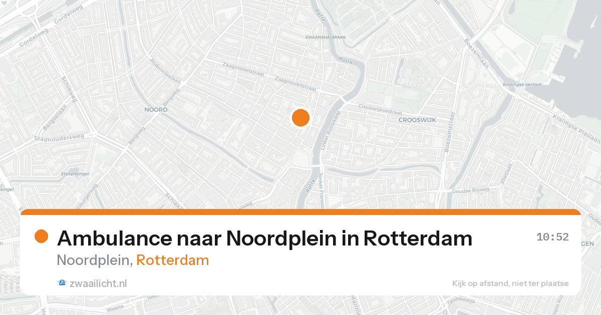 Ambulance naar Noordplein in Rotterdam — 3 jul 2026