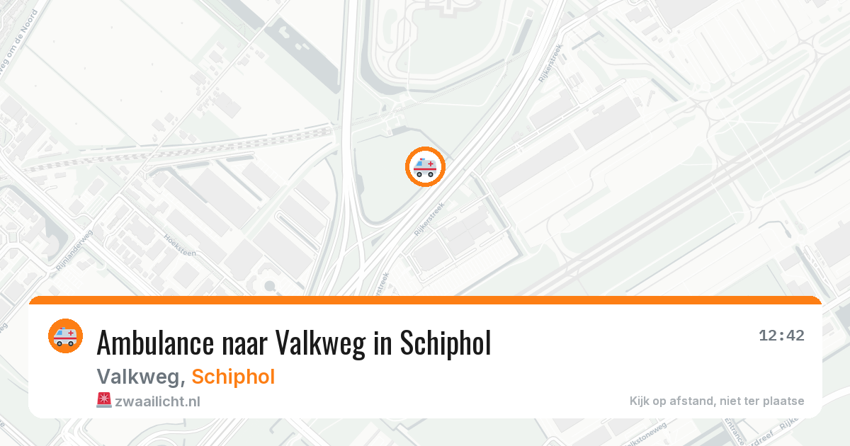 Ambulance naar Valkweg in Schiphol — 9 jul 2026