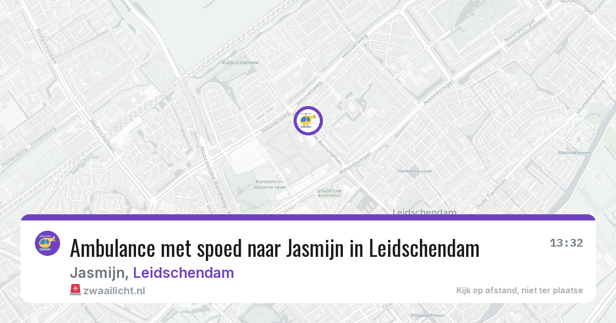 Ambulance met spoed naar Jasmijn in Leidschendam — 31 jul 2026