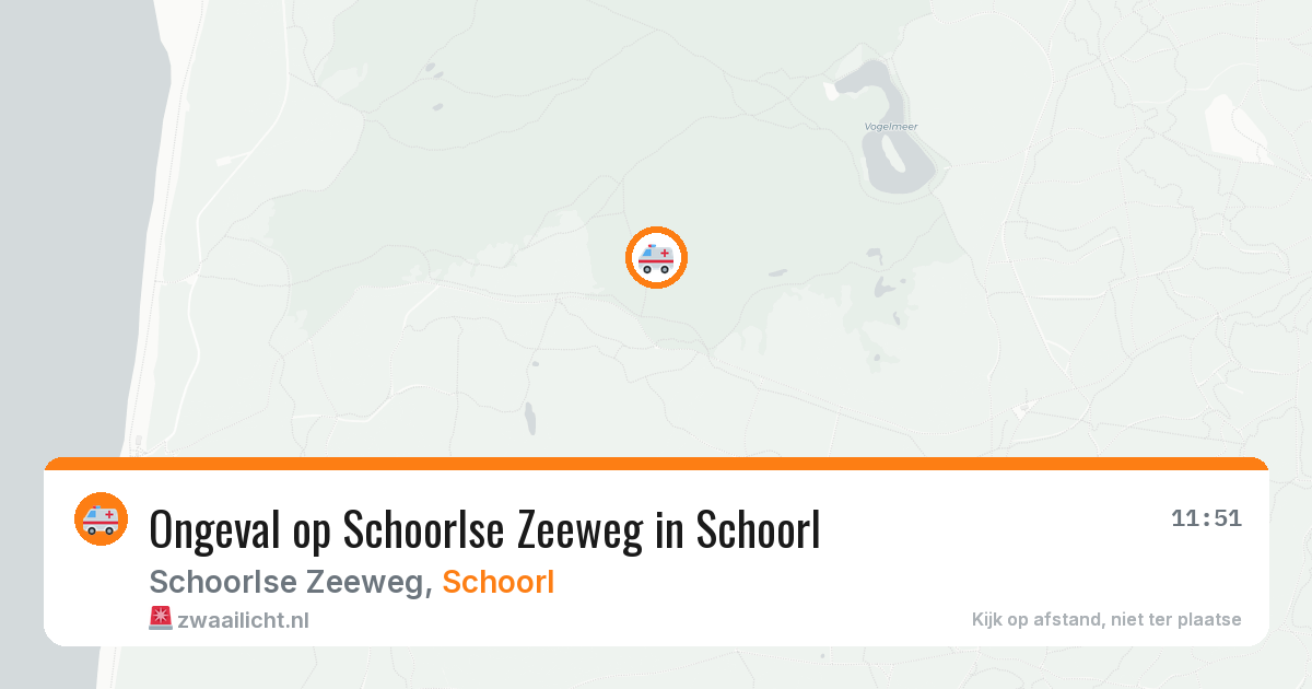 Ongeval op Schoorlse Zeeweg in Schoorl — 5 apr 2026