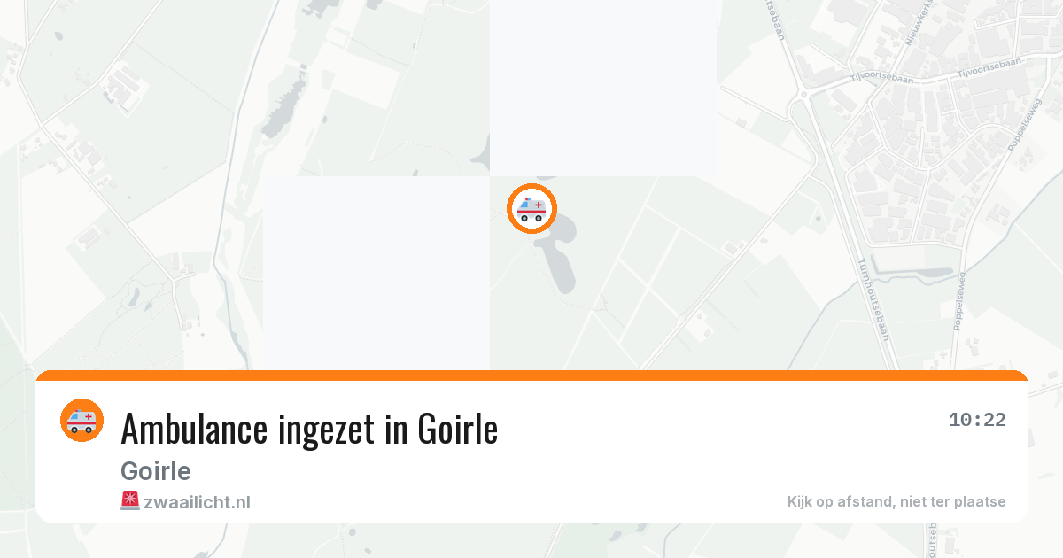 Ambulance ingezet in Goirle — 1 jun 2026